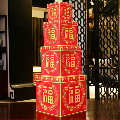 CNY 4pc Box Set (Red Fu) XLH-5
