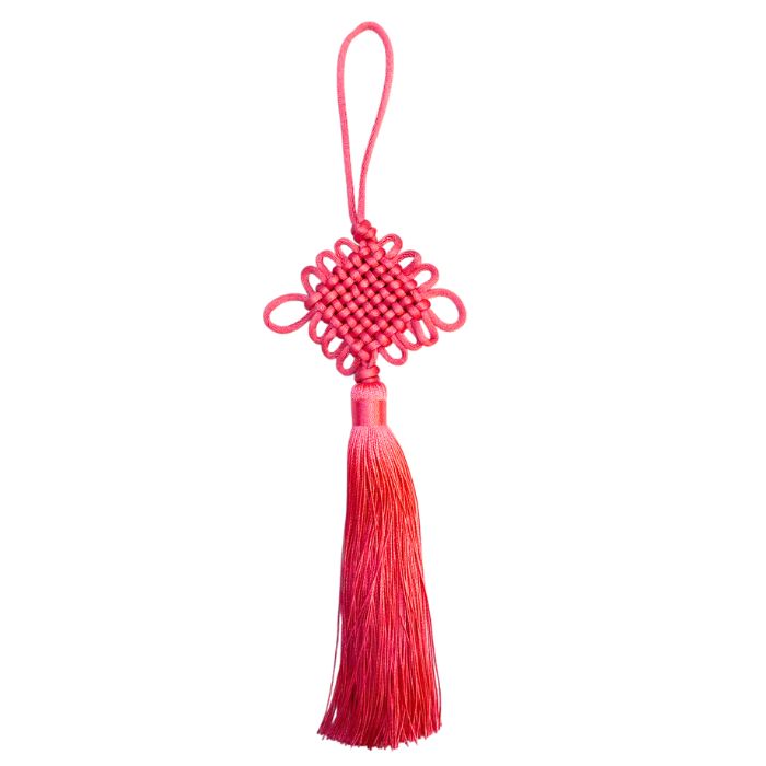 CNY 7.5x32cm Colored Knot Tassel