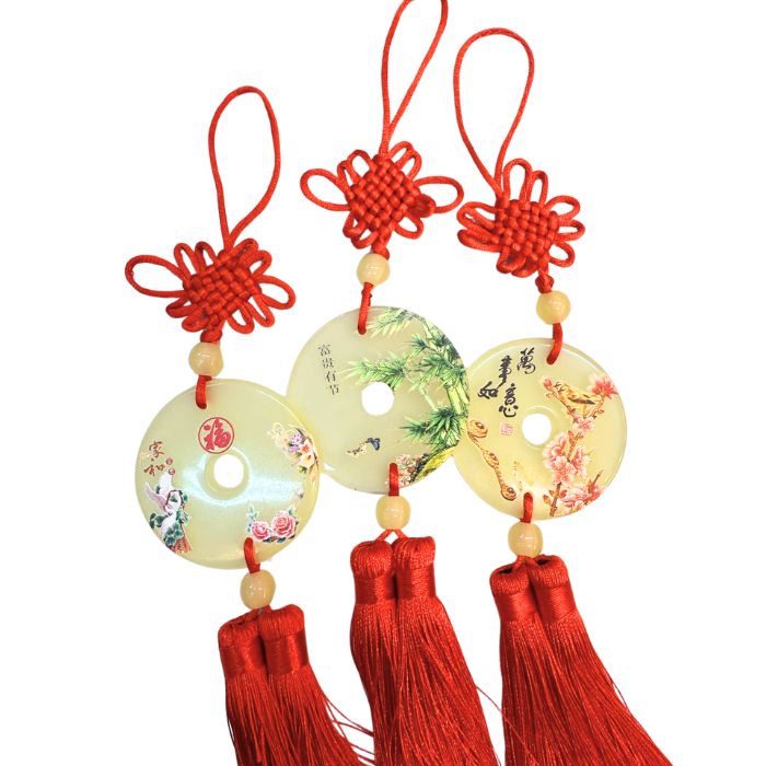 CNY 8cm Jade Hanging Decoration Tassel (Small)