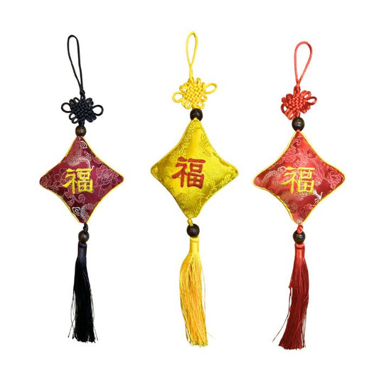 CNY Big Diamond Fu Hanging Soft Tassel