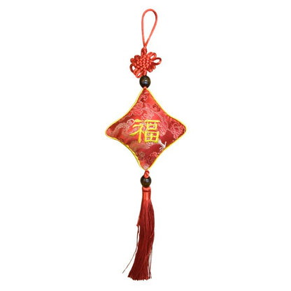 CNY Big Diamond Fu Hanging Soft Tassel