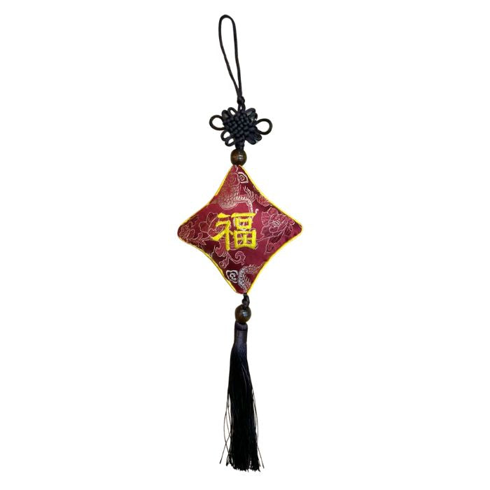 CNY Big Diamond Fu Hanging Soft Tassel