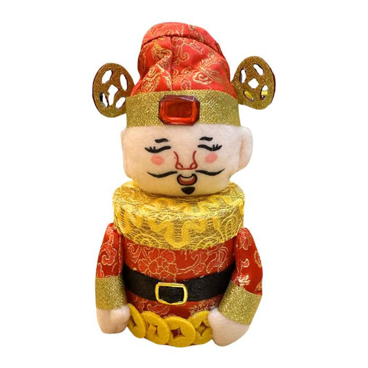 CNY God of Fortune Soft Toy Candy Box