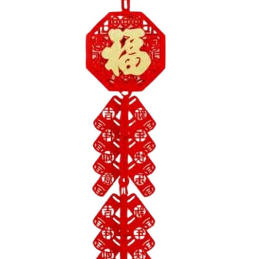 CNY Non-woven Hanging Firecracker