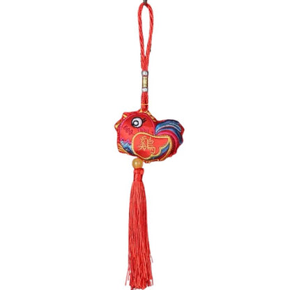 CNY Zodiac Hanging Soft Tassel Decoration