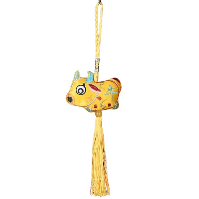 CNY Zodiac Hanging Soft Tassel Decoration