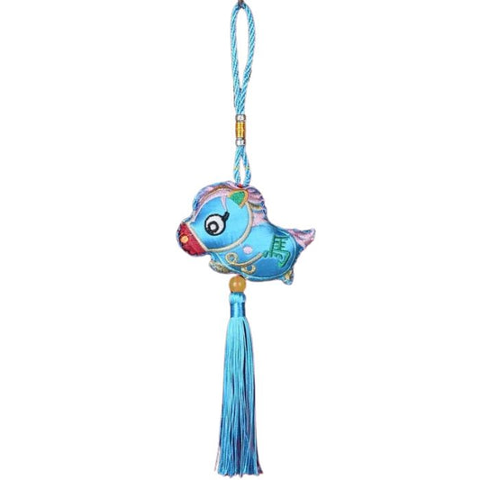 CNY Zodiac Hanging Soft Tassel Decoration