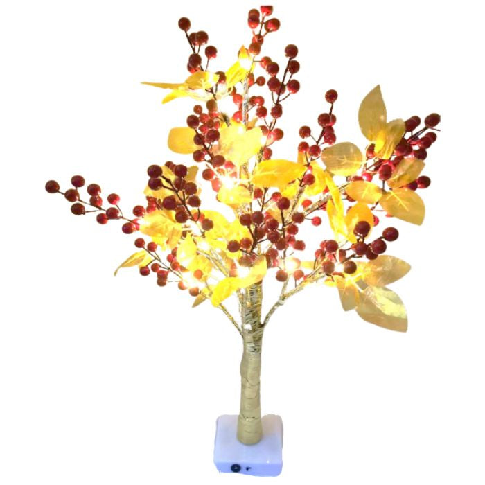 CNY 60cm LED Red Berries Tree