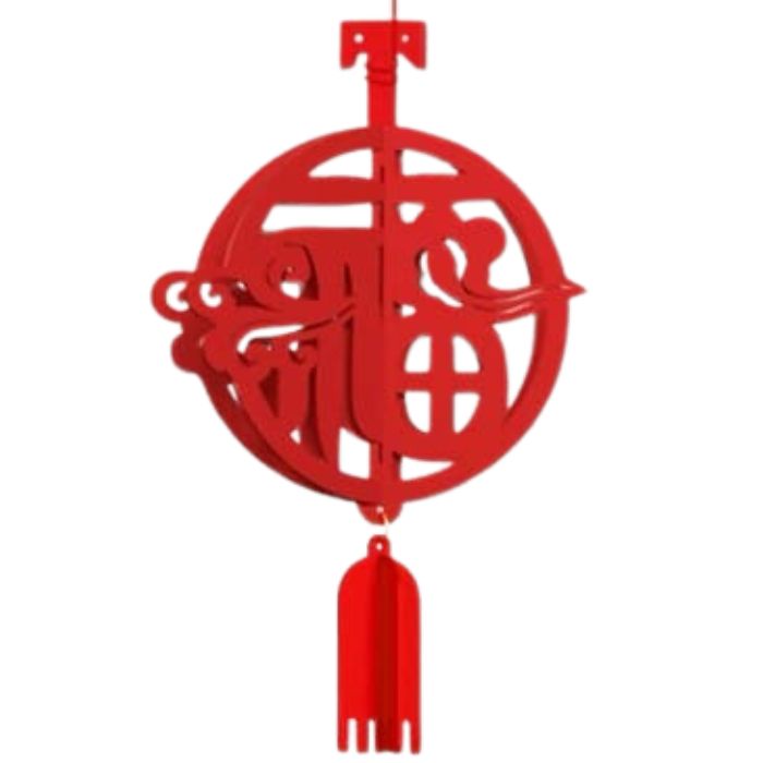 CNY 6pc Non-woven Hanging Decoration