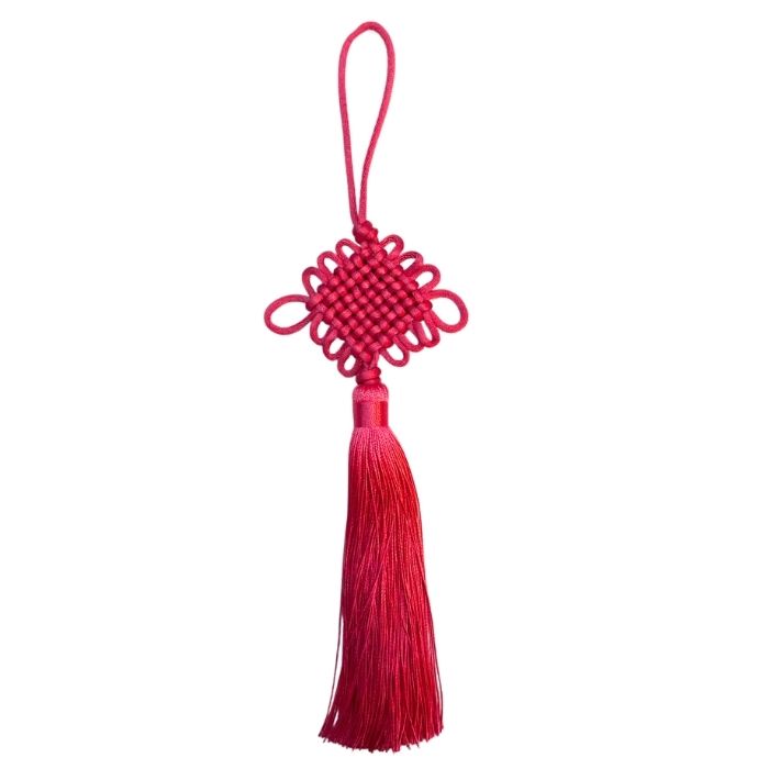 CNY 7.5x32cm Colored Knot Tassel
