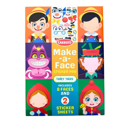 Carrots Make-a-face Sticker Pad (Assorted)