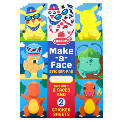 Carrots Make-a-face Sticker Pad (Assorted)