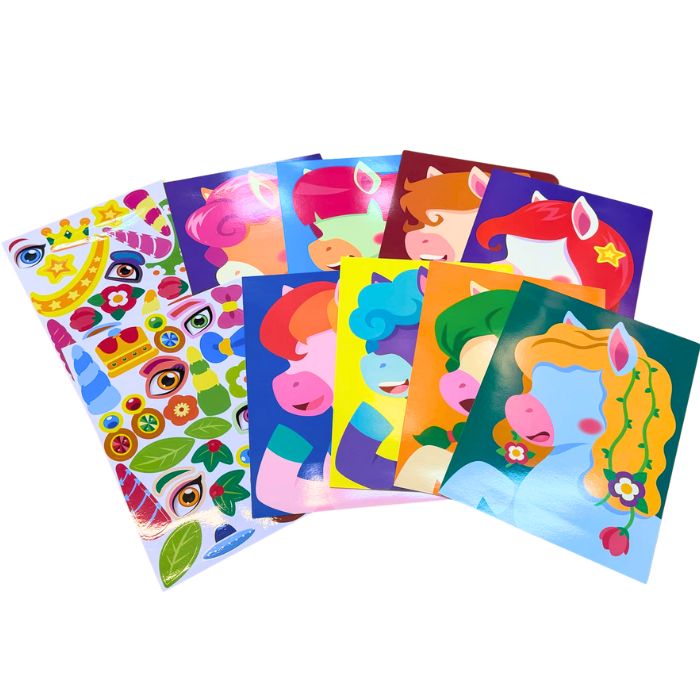 Carrots Make-a-face Sticker Pad (Assorted)