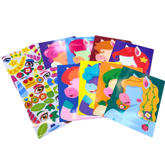 Carrots Make-a-face Sticker Pad (Assorted)