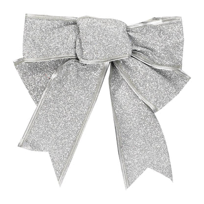 18cm Glitter Cloth Ribbon Bow