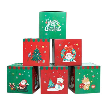 25cm Christmas Paper Box Decoration