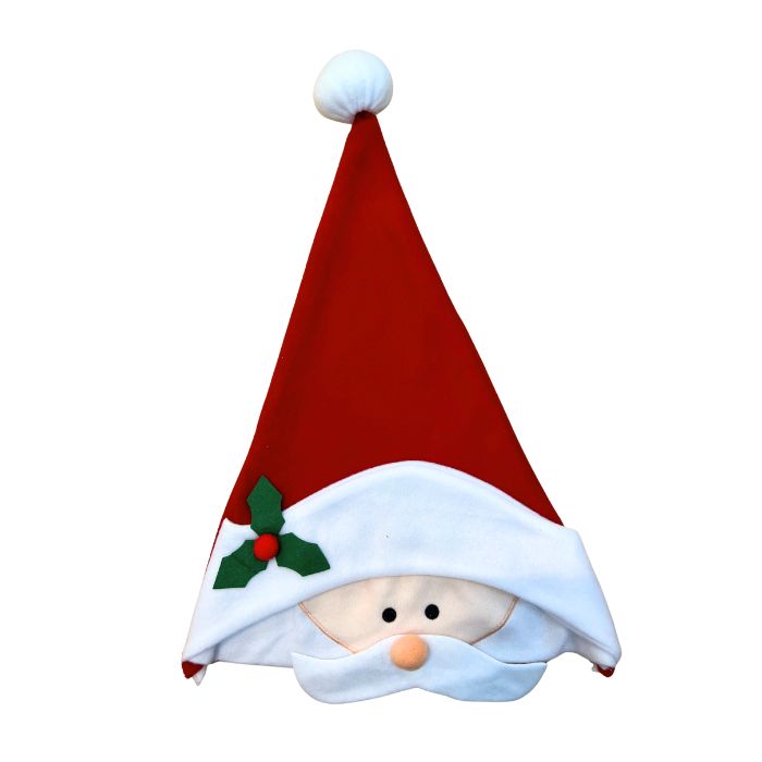 Christmas Velvet Santa Hat (Assorted)