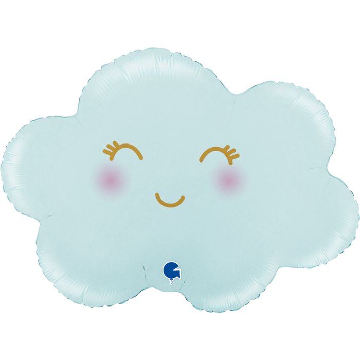 24" Foil Balloon Cloud (Satin Pastel Blue) GB72119P