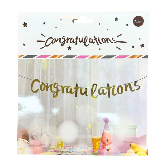 Congratulations Shiny Banner JQ80598