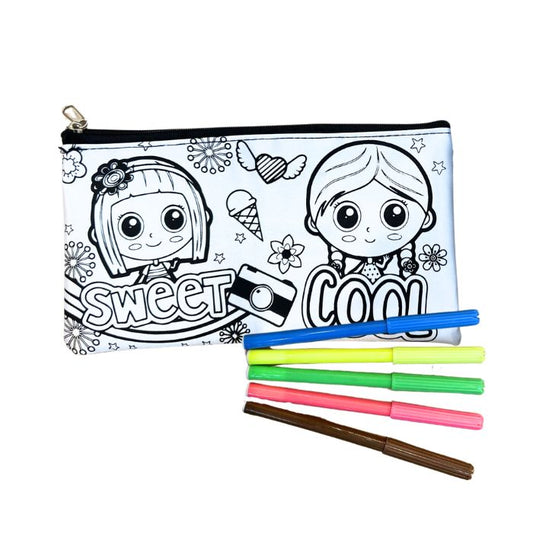 Cooky DIY Coloring Pouch Set