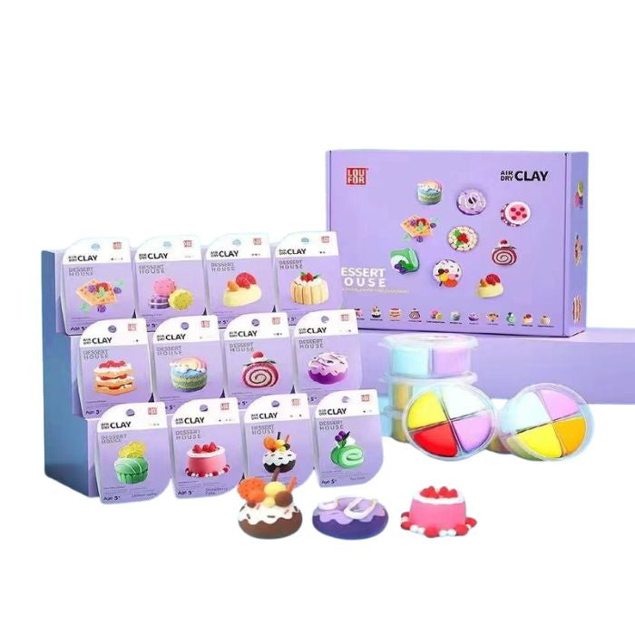 Assorted Air-Dry Clay Kit Set (12/6pcs)
