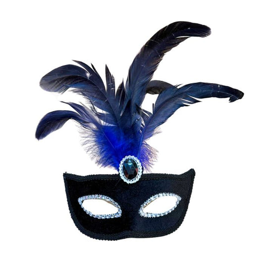 Feather Jewel Velvet Eyemask (Assorted)