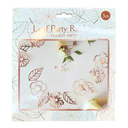 Floral Leaf Cut-out Banner JQ80381