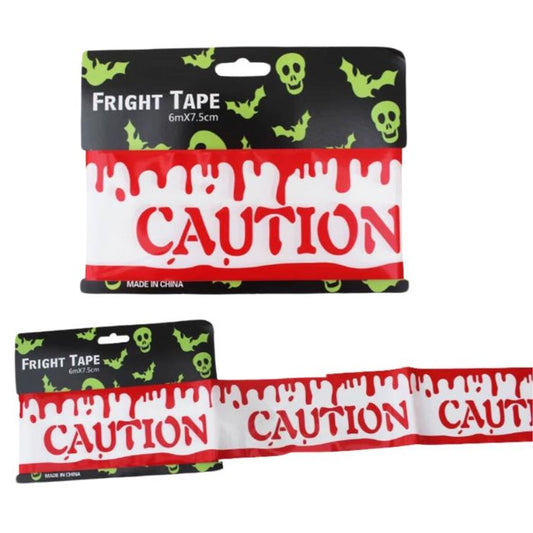 Fright Tape 6m x 7.5cm (Assorted)