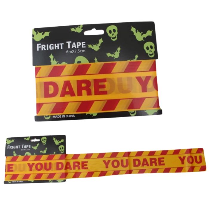 Fright Tape 6m x 7.5cm (Assorted)