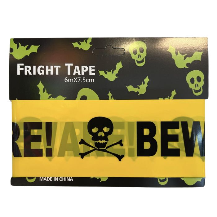 Fright Tape 6m x 7.5cm (Assorted)