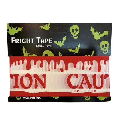Fright Tape 6m x 7.5cm (Assorted)