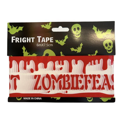 Fright Tape 6m x 7.5cm (Assorted)