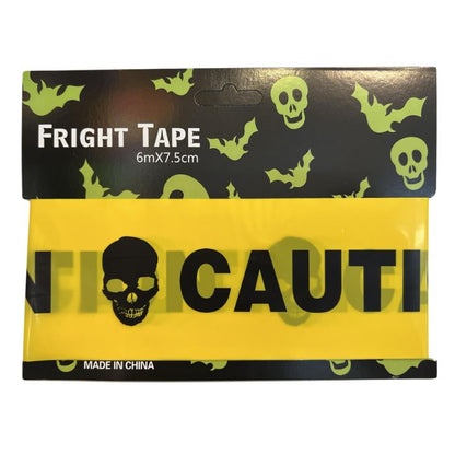 Fright Tape 6m x 7.5cm (Assorted)