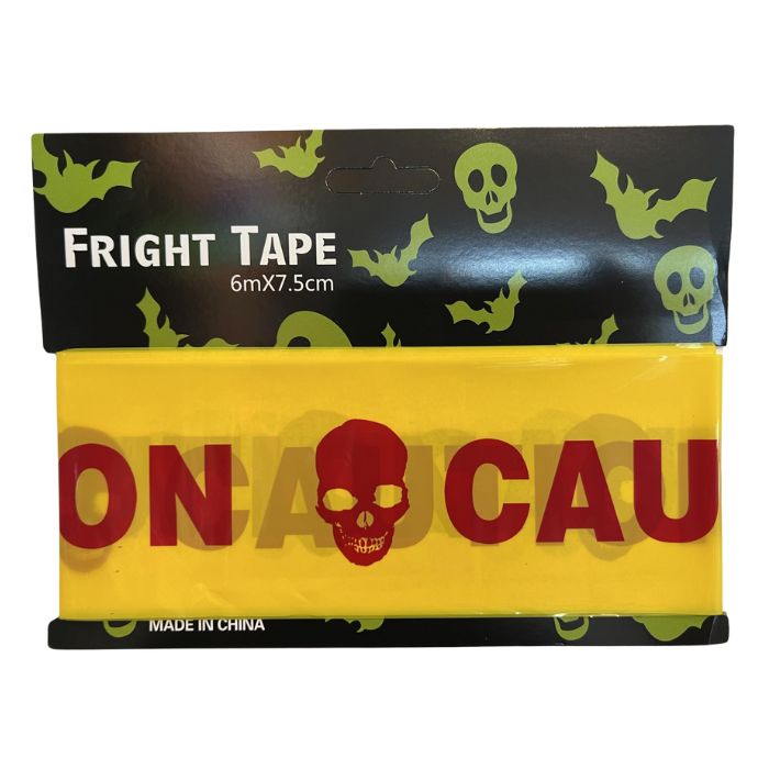 Fright Tape 6m x 7.5cm (Assorted)