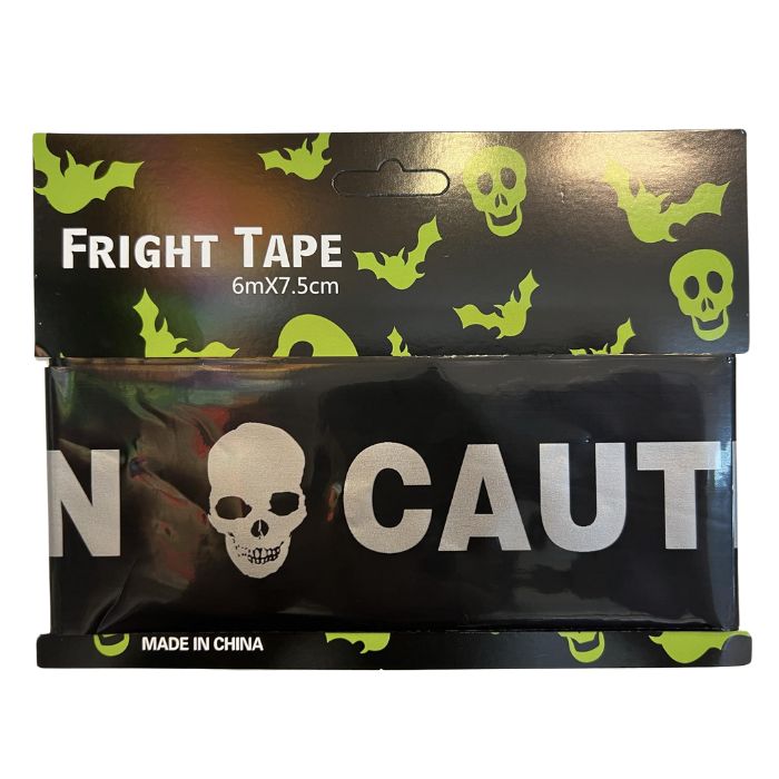 Fright Tape 6m x 7.5cm (Assorted)