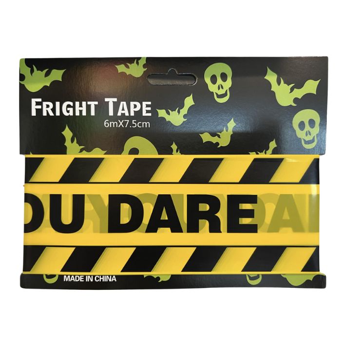 Fright Tape 6m x 7.5cm (Assorted)