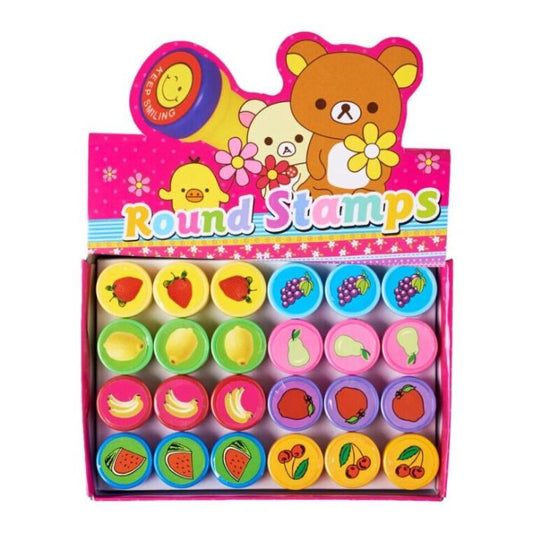 Assorted Round Stamp (24pcs)