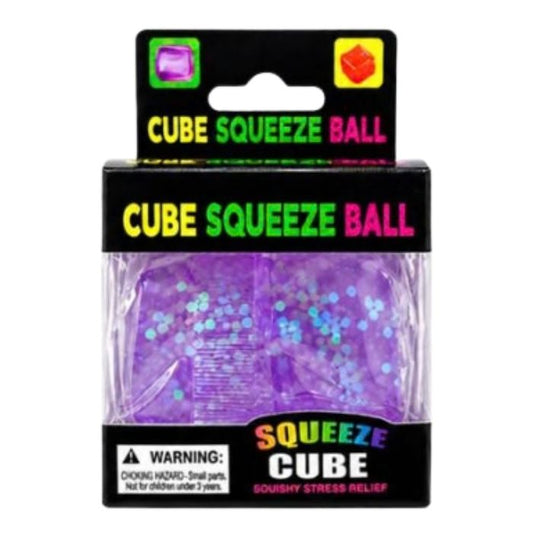 Glitter Color Cube Squishy