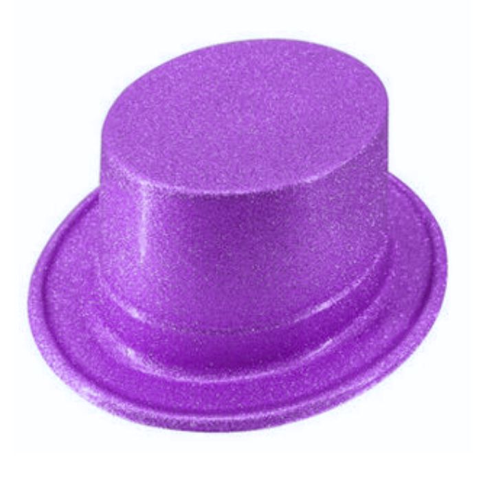 Glitter Top Hat (Assorted)
