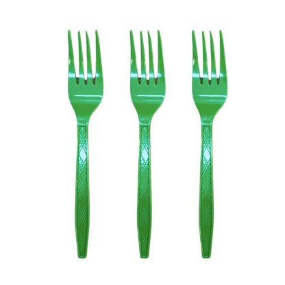 7inch Solid Color Plastic Cutlery (20pc)