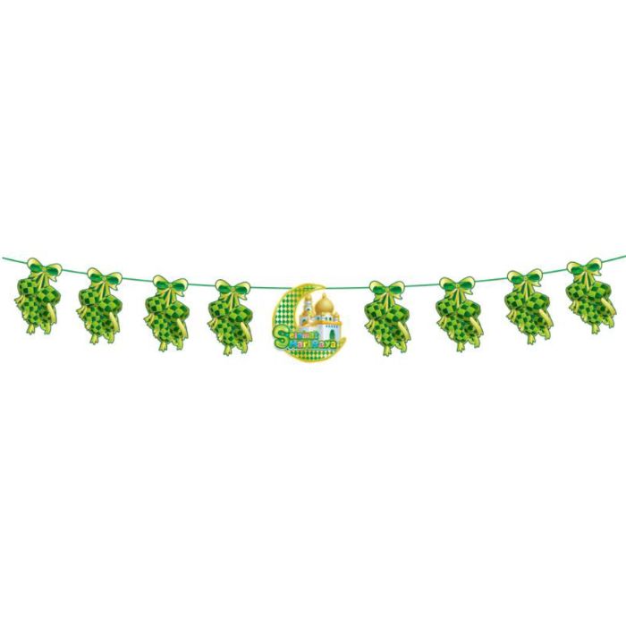 HR 3m Selamat Hari Raya Ketupat Banner Garland 5151