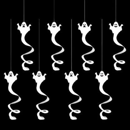 Spiral Ghost Hanging Decoration (8pcs) Y-00442
