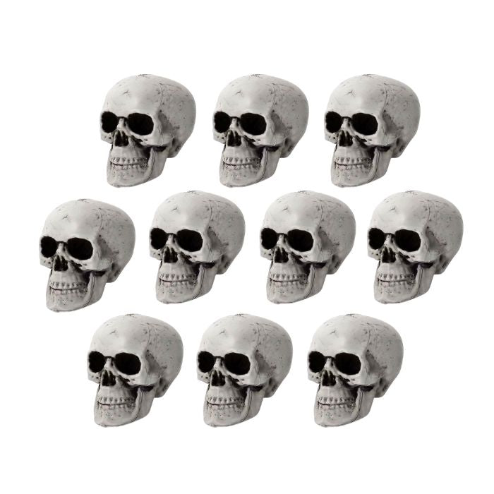 Halloween 6cm Skull Decoration Prop Set (10pcs)