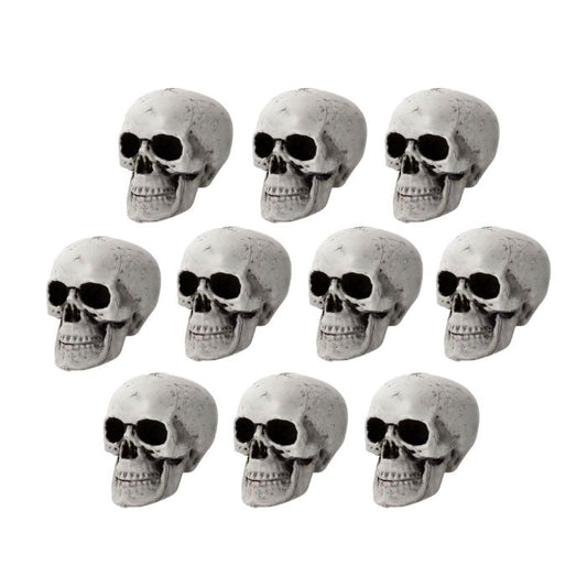 Halloween 6cm Skull Decoration Prop Set (10pcs)
