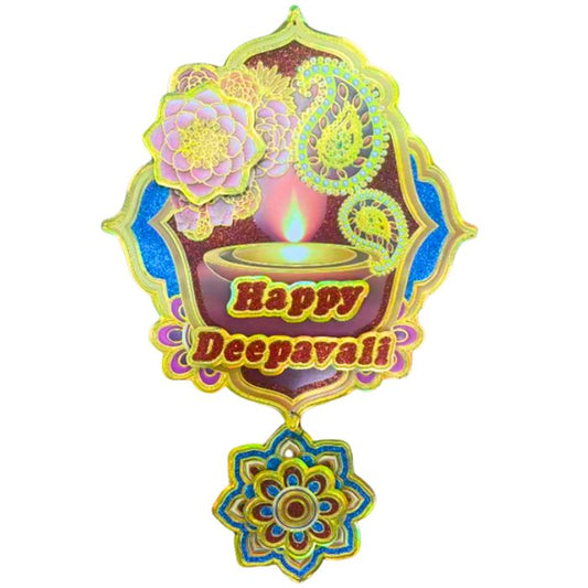 28x60cm Happy Deepavali Hanging Decoration Y122-2