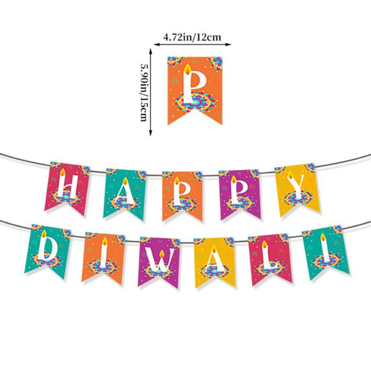 Happy Diwali Hanging Flag Banner 3115