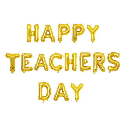Happy Teachers Day Foil Balloon
