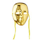 Gold Hard Plastic Facemask