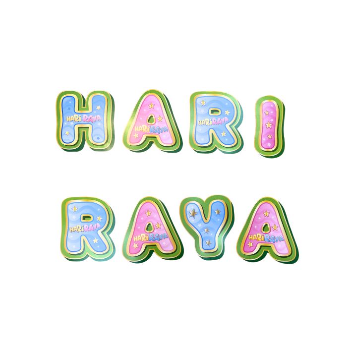 3m Hari Raya Paper Banner 3154