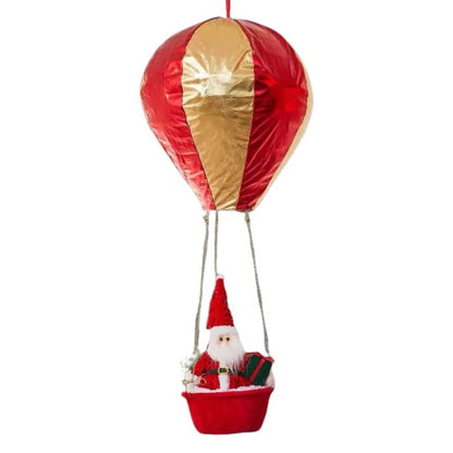 Hot Air Balloon Santa Claus Christmas Decoration